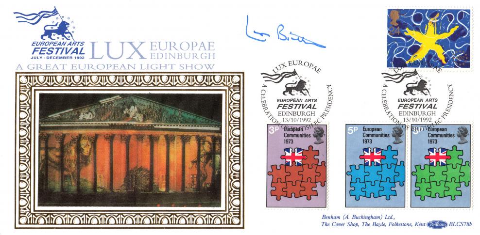 1992 (10) Single Market - Benham BLCS 78 Official - Signed by the late Leon Britton