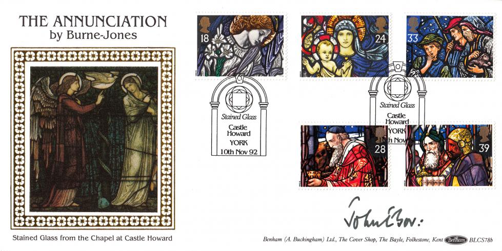 1992 (11) Christmas - Benham BLCS 79 Official - Signed by John Ebor+