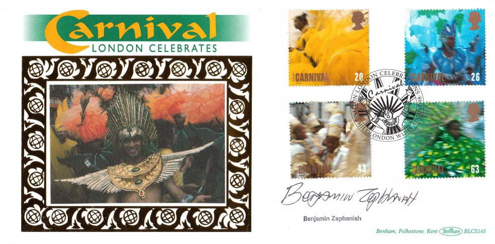 1998 (08) Carnival - Benham BLCS 145 Official - Signed by Benjamin Zephaniah