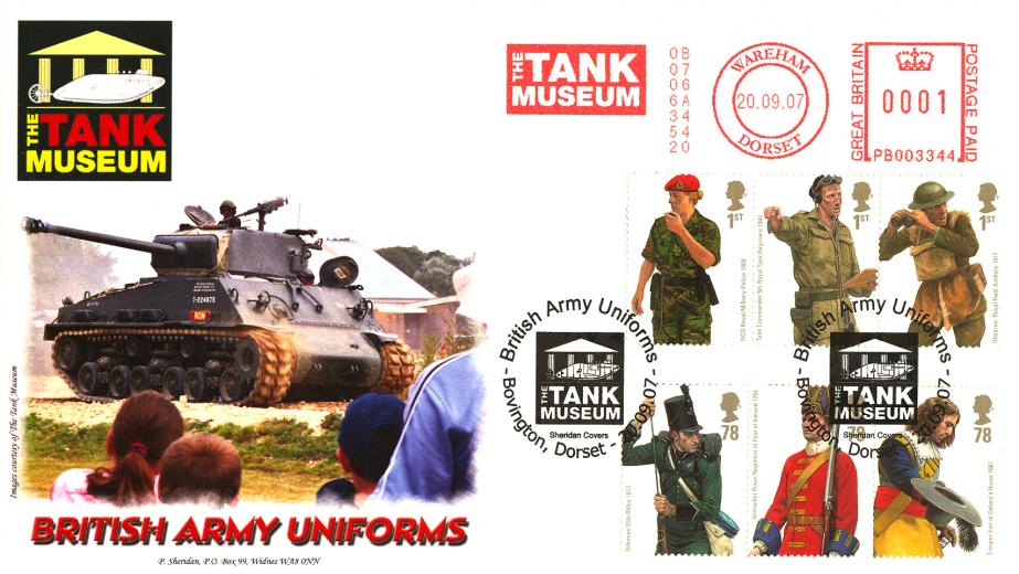 2007 (09) British Army Uniforms - Sheridan 'Tank Museum' Official + The Tank Museum Meter Mark