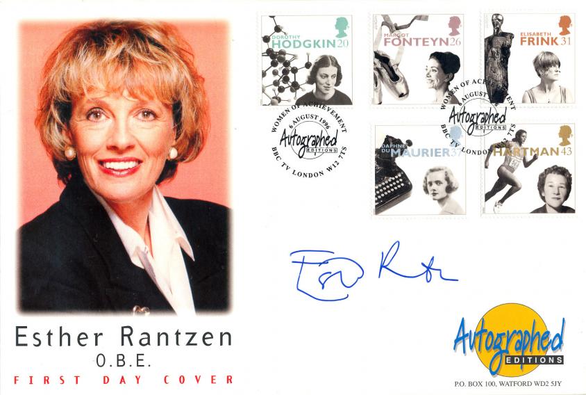 1996 (08) Women - Westminster Autograph Editions Official - Signed by Esther Rantzen