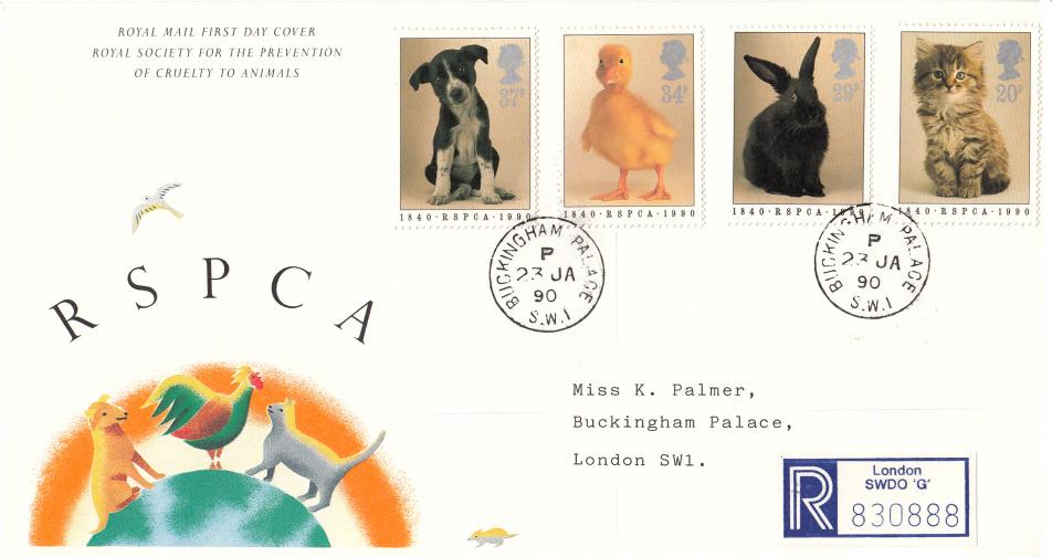 1990 (01) RSPCA - RM - Buckingham Palace CDS