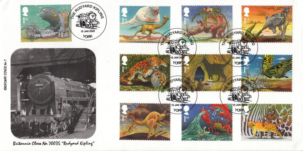 2002 (01) Rudyard Kipling - Brazier Railway (York) Official