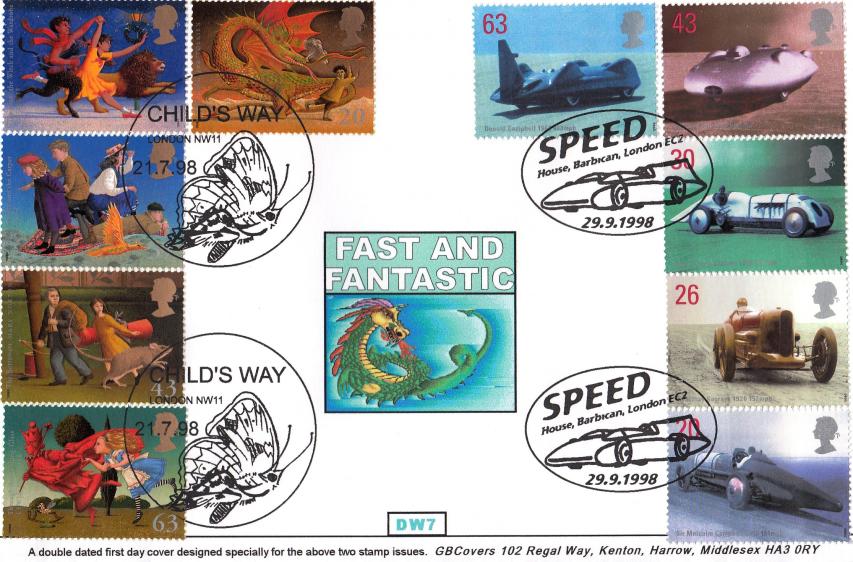 1998 (07) Magical Worlds + 1998 (09) Speed - GB Covers (Derek Williams) Double Official