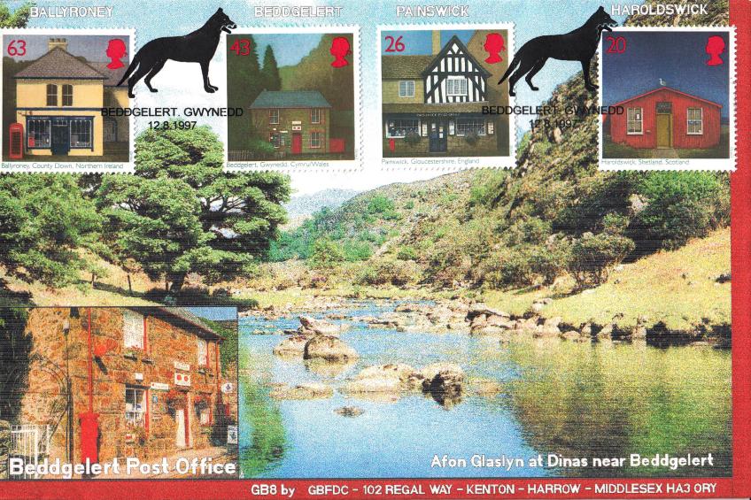 1997 (08) Sub Post Offices - GBFDC (Old Style) Official