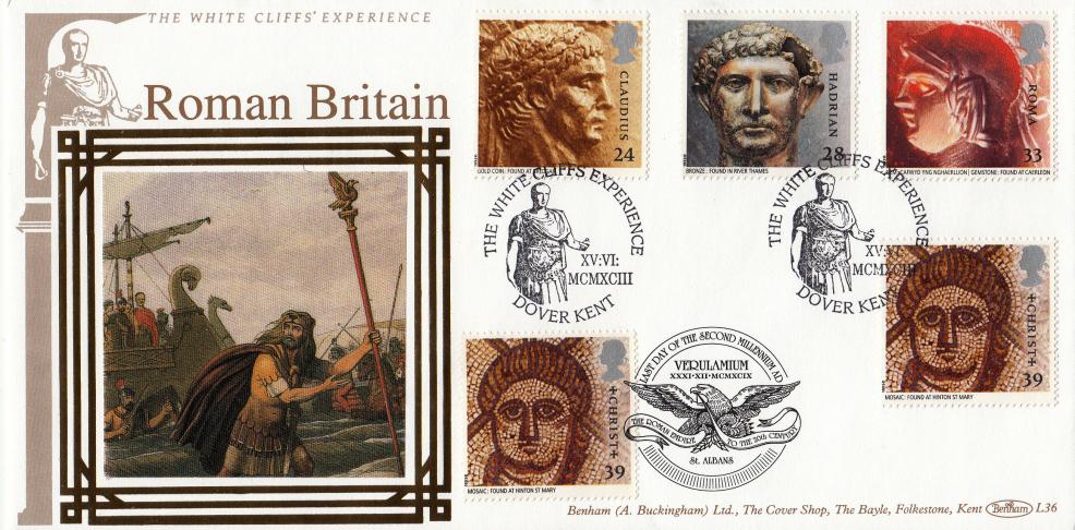 1993 (06) Roman Britain - Benham L36 (White Cliffs Experience) Official - DOUBLED