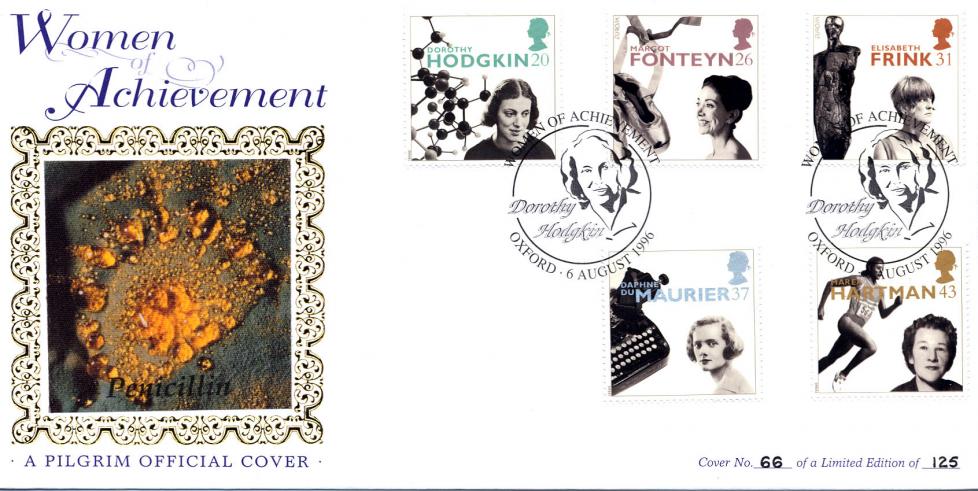 1996 (08) Women - Pilgrim (Dorothy Hodgkin) Official