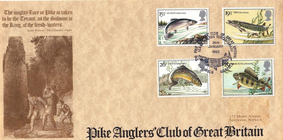 1983 (01) River Fish - Pike Anglers Club Of Great Britain Official