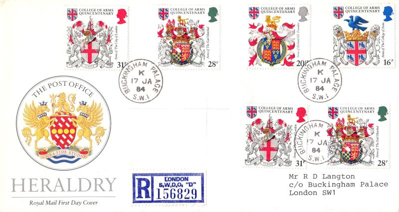 1984 (01) Heraldry - RM - Buckingham Palace CDS