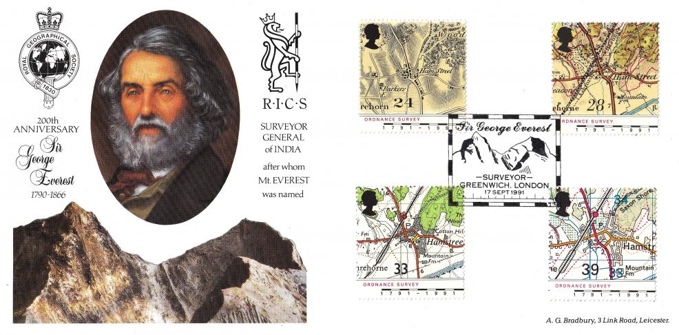 1991 (09) Maps - Bradbury 'Sir George Everest' Official