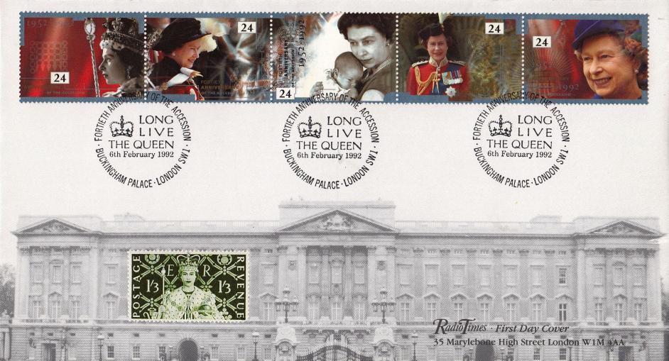 1992 (02) Accession - Covercraft 'Buckingham Palace' Official