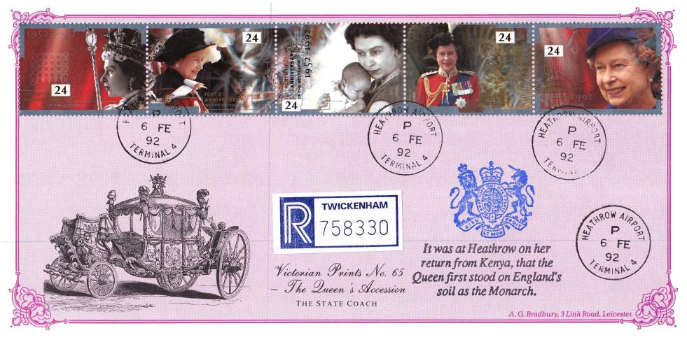 1992 (02) Accession - Bradbury VP 65 - Heathrow Airport Terminal 4 CDS