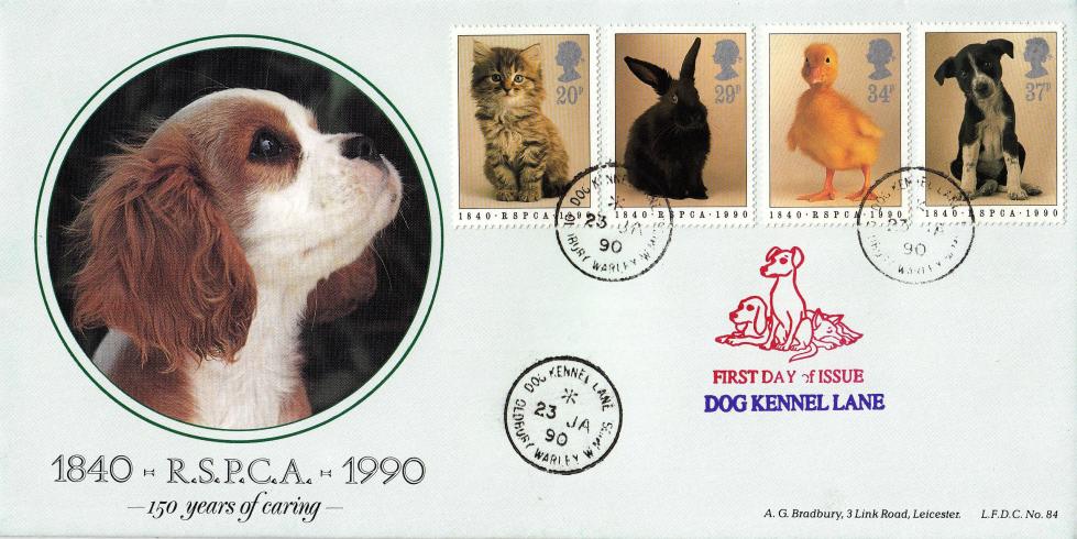 1990 (01) RSPCA - Bradbury LFDC 84 - Dog Kennel Lane CDS