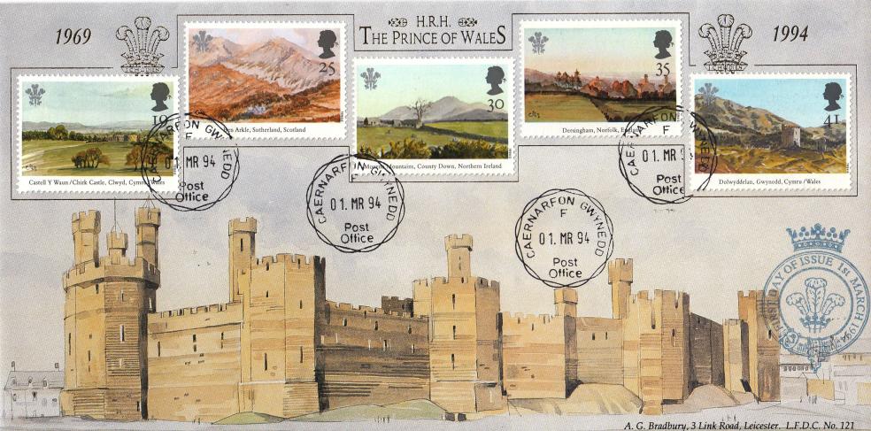 1994 (03) Prince of Wales - Bradbury LFDC 121 - Caernarfon CDS