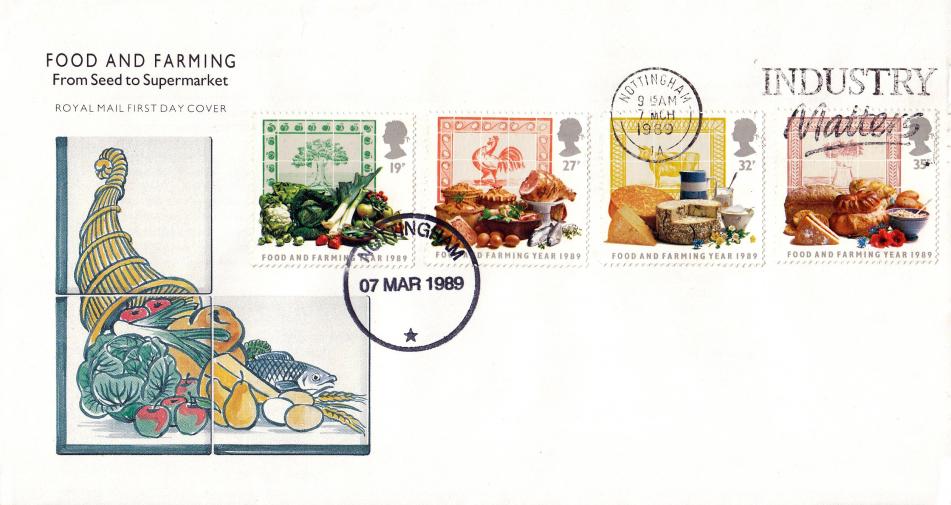 1989 (03) Food & Farming - RM - Very Scarce 'Industry Matters' Slogan