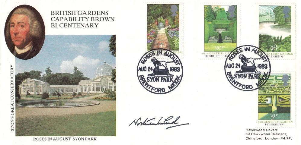 1983 (08) Gardens - Hawkwood Official - Signed by the Duke of Northumberland