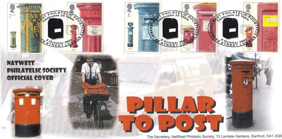 2002 (10) Post Boxes - Nat West Philatelic Society Official