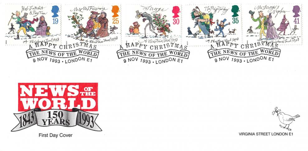 1993 (11) Christmas - Covercraft News Of The World Official