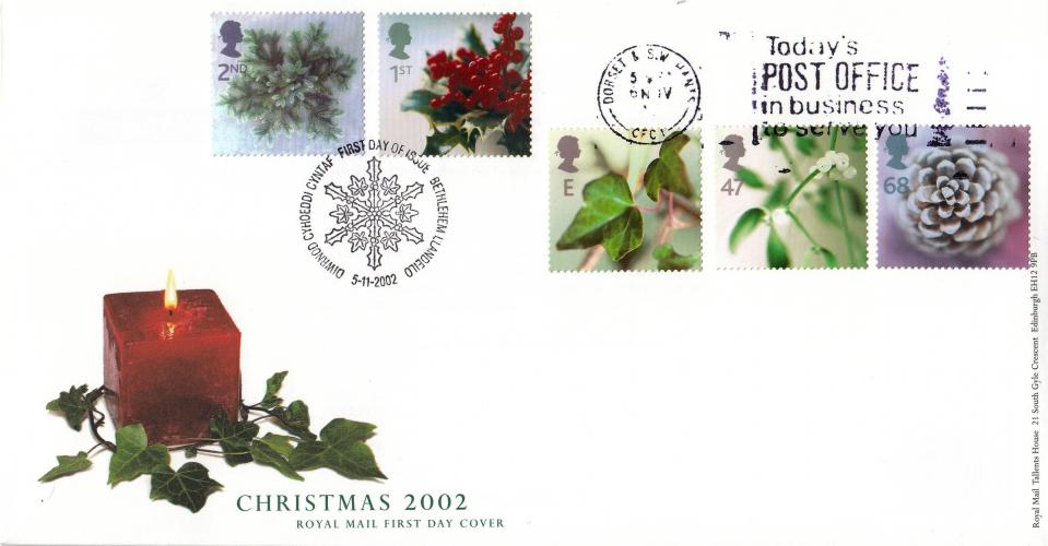 2002 (11) Christmas - RM - Today's Post Office In Business To Serve You Slogan