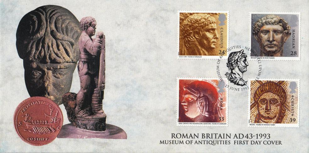 1993 (06) Roman Britain - Covercraft 'Museum of Antiquities' Official