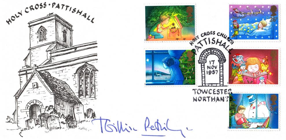 1987 (11) Christmas - Holy Cross Church, Pattishall Official - Signed