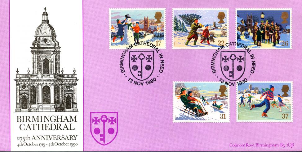1990 (11) Christmas - Bradbury Birmingham Cathedral Official