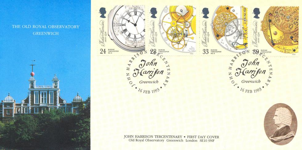 1993 (02) Marine Timekeepers - Covercraft John Harrison, Greenwich Official
