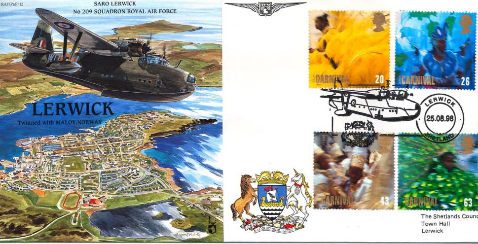 1998 (08) Carnival - RAF (P&P) 12 Lerwick Official