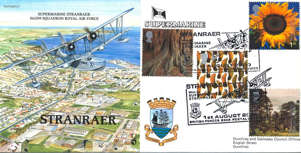 2000 (08) Tree & Leaf - RAF (P&P) 27 Stranraer Official