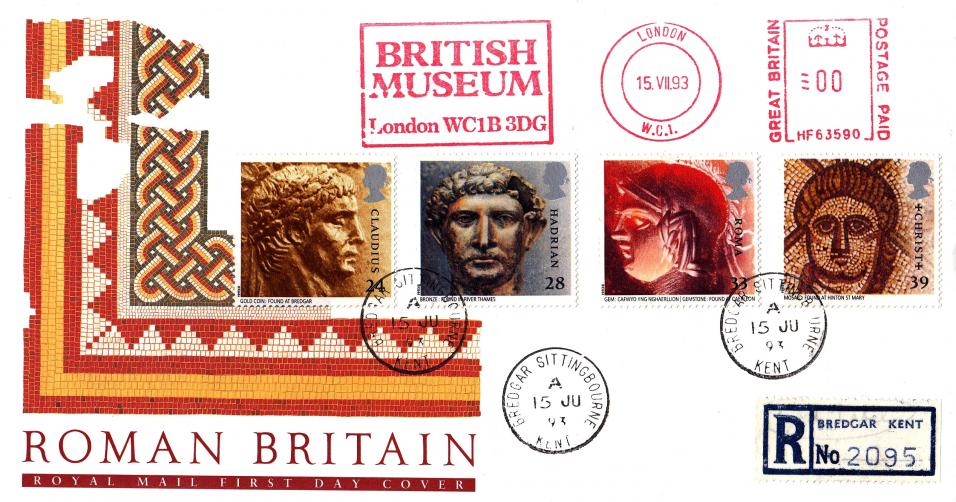 1993 (06) Roman Britain - RM - Bredgar CDS + British Museum Meter Mark