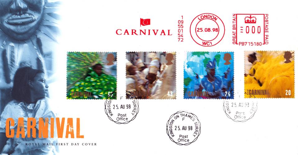 1998 (08) Carnival - RM - Kingston On Thames CDS + Carnival Meter Mark