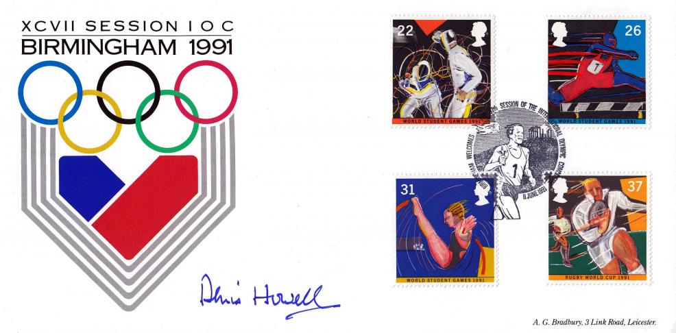 1991 (06) Sports - Bradbury International Olympic Committee, Birmingham Official - Signed by Denis Howell MP