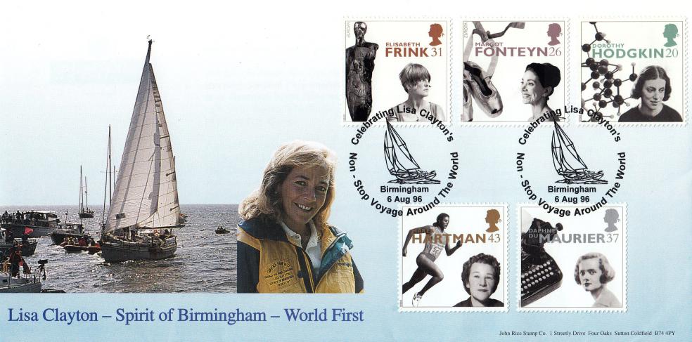 1996 (08) Women - John Rice Lisa Clayton's Non-Stop Voyage Around The World Official