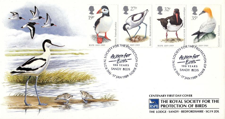 1989 (01) Birds - Covercraft RSPB Action For Birds Official