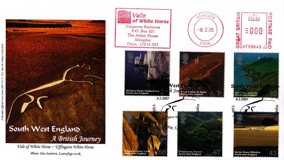2005 (02) South West England - Sheridan Official + Vale of White Horse Meter Mark