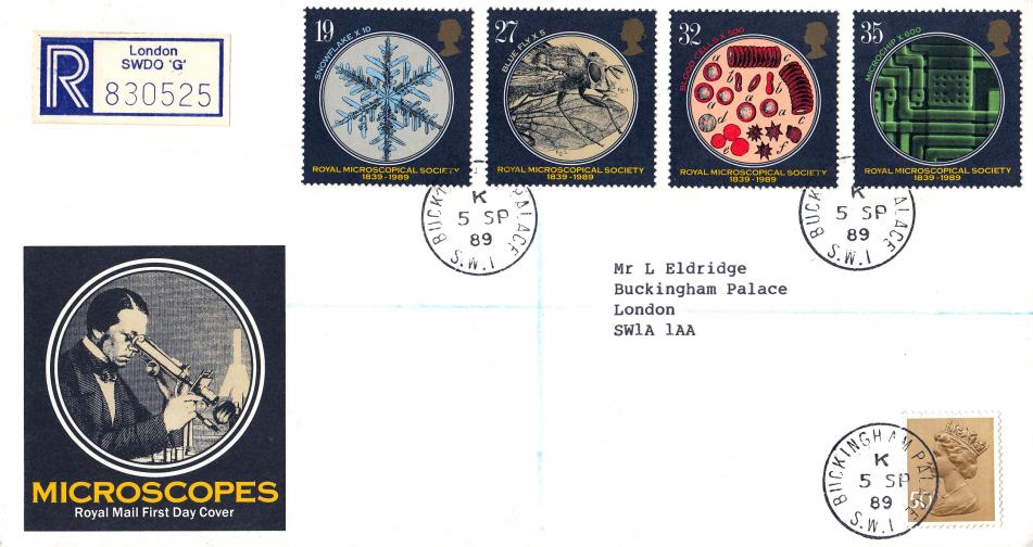 1989 (09) Microscopes - RM - Buckingham Palace CDS