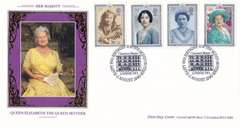 1990 (08) Queen Mother - Covercraft 'Clarence House' Official