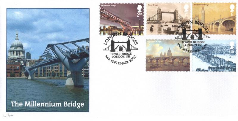 2002 (09) London Bridges - Cambridge 'The Millennium Bridge' Official