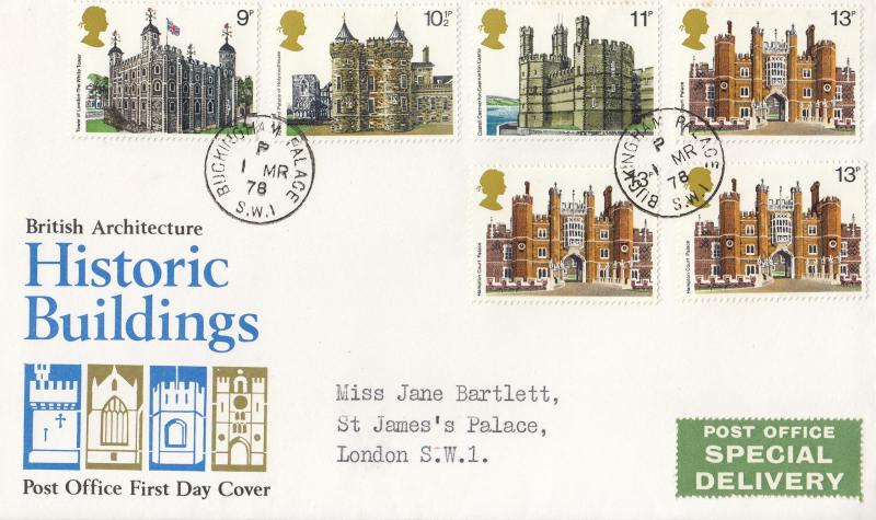 1978 (03) Buildings (Stamps) - PO - Buckingham Palace CDS
