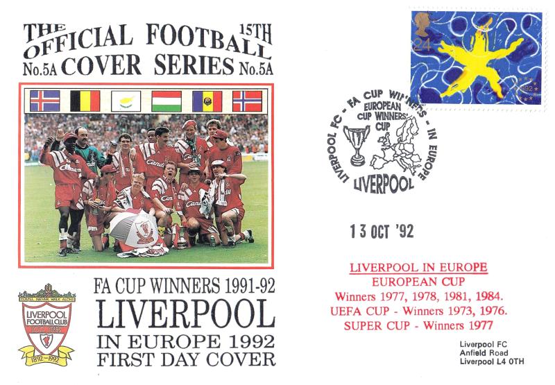 1992 (10) Single Market - Dawn 'Liverpool FC' Official