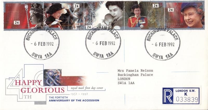 1992 (02) Accession (Happy & Glorious) - RM - Buckingham Palace CDS