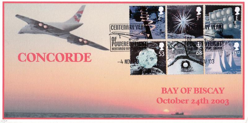2003 (11) Christmas - Cambridge 'Concorde Over The Bay of Biscay' Official