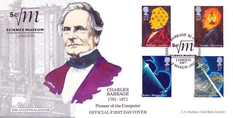 1991 (03) Scientists - Bradbury Charles Babbage, Science Museum Official