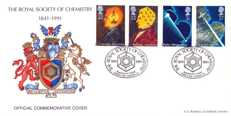 1991 (03) Scientists - Bradbury Royal Society of Chemistry Official