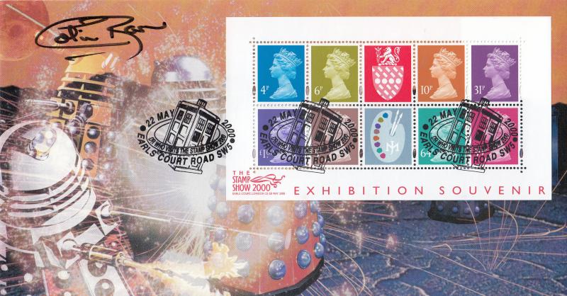 2000 (05) Matthews Pallete - Scott Dr Who Official - Signed by Colin Baker