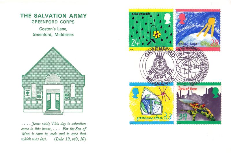 1992 (09) Green Issue - Salvation Army 'Greenford Corps' Official