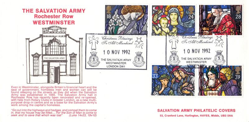 1992 (11) Christmas - Salvation Army 'Rochester Row' Official