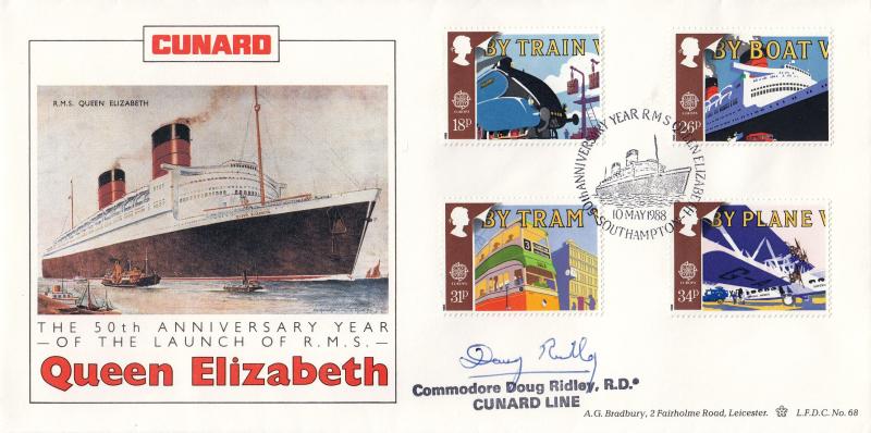1988 (05) Transport - Bradbury LFDC 68 Official - Signed by Commodore Doug Ridley