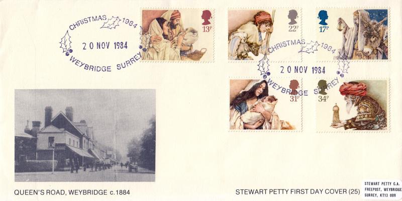 1984 (11) Christmas - Stewart Petty 'Queen's Road, Weybridge' Official