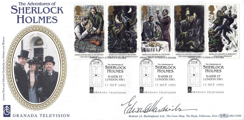 1993 (10) Sherlock Jolmes - Benham BLCS 88 (Granada TV) Official - Signed the late Edward Hardwick